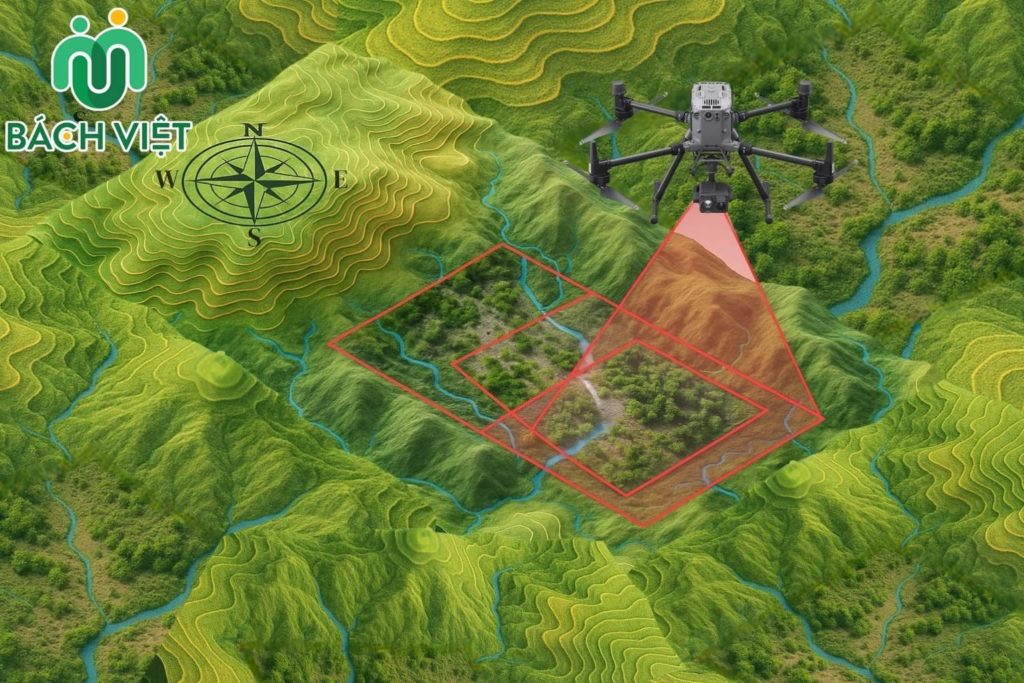 Ứng Dụng Flycam Trong Đo Vẽ Bản Đồ địa hình